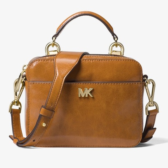 Michael Kors Mott Mini Calf Leather Crossbody - Picture 2 of 4